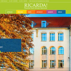 Die RICARDA-Website